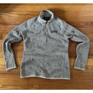 Patagonia Better Sweater Women S Heather Gray Fleece 1/4 Zip Rombauer Winery